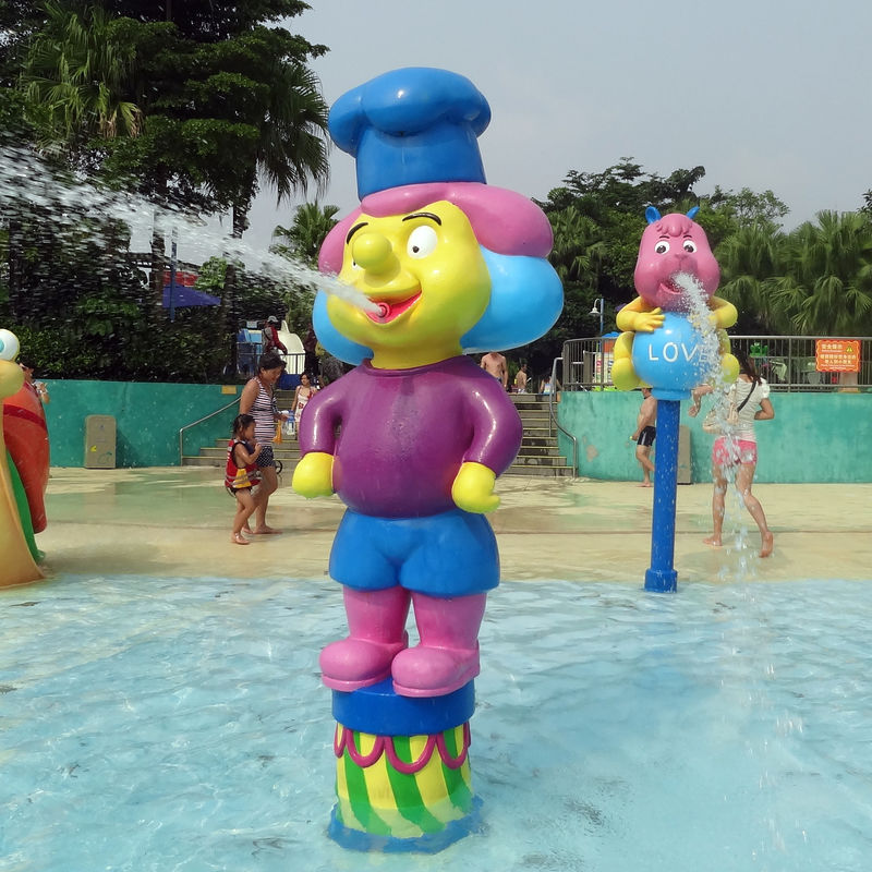 Aanpasbare Splash Pad Water Spray Park Multi Color Outdoor Water Play Equipment
