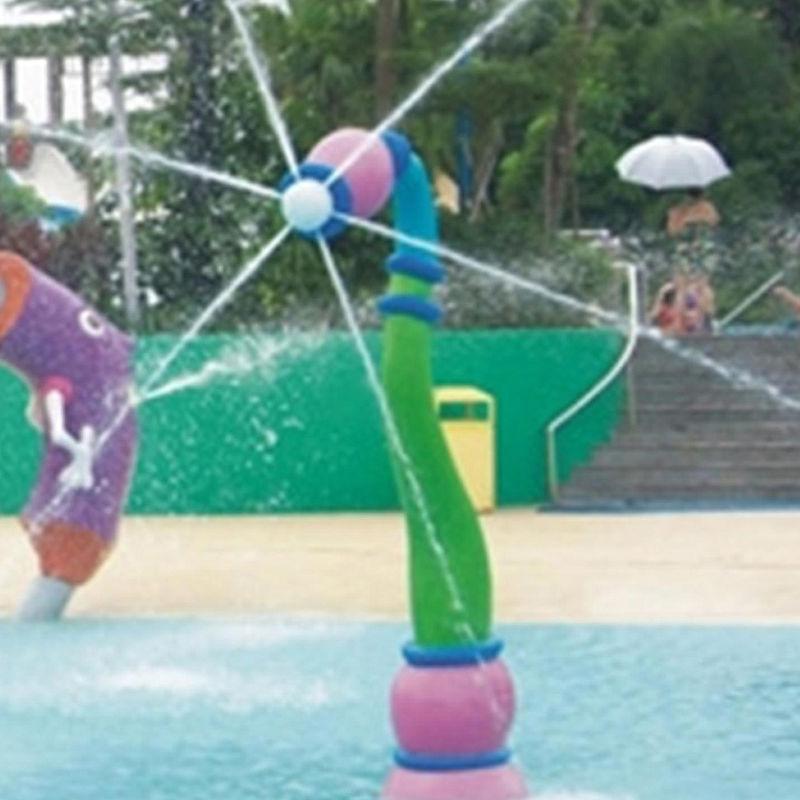 Duurzaam meerkleurig watersproeipark voor woonwijken
