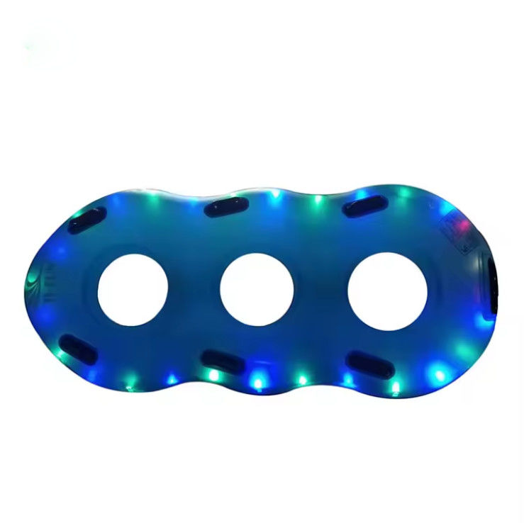 Nieuw ontwerp PVC opblaasbaar water glijbaan ronde buis vlot boot voor waterpark systemen