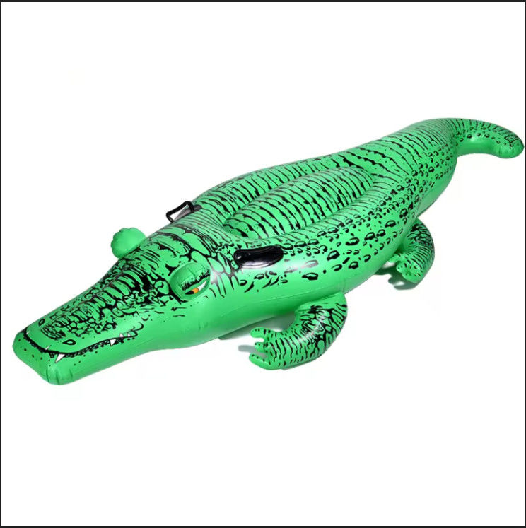 INTEX 58546 Grensoverschrijdend opblaasbaar water speelgoed waterproduct krokodil gemonteerd dier drijvende rij